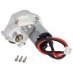 Silver Alloy Machined Main Gearbox with Motor for Axial SCX24