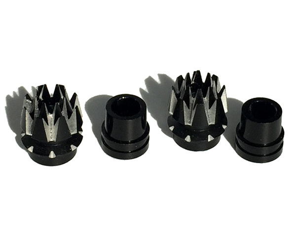 C32286BLACK Transmitter Stick Ends 3mm Size for Futaba Type Radio - Image 1