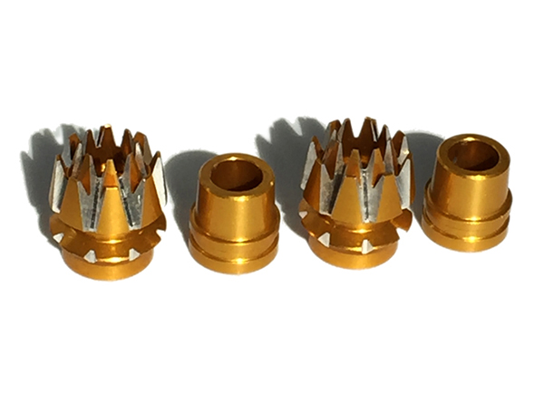 C32286GOLD Transmitter Stick Ends 3mm Size for Futaba Type Radio - Image 1