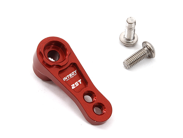 C32310RED Red Billet Machined Alloy Servo Horn 25T for Futaba Servos (r = 15mm, 19mm) - Image 1