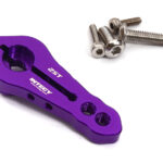 Purple Billet Machined Alloy Servo Horn 25T for Futaba Servos (r = 20mm, 24mm)