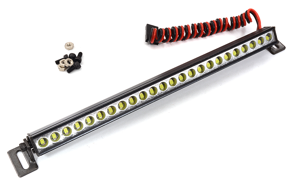 C32334 Realistic Roof Top LED HV 148mm Light Bar 5V-14.8V 168x16x15mm for 1/10 Crawler - Image 1