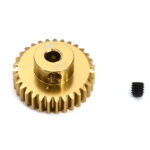 7075 Alloy 48 Pitch Hard Coating Pinion 31T, 3.17mm Bore/Shaft