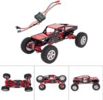 Complete Alloy Conversion Kit w/Roll Cage, Servo, ESC, Motor for Axial SCX24 C10 - Image 2