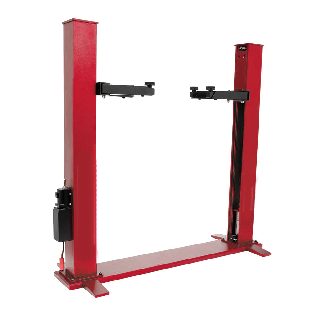 C32382RED Realistic Alloy Scale Garage Car Lift w/ Dual Motor 432x160x416mm - Image 1