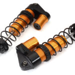 Adjustable Orange Piggyback Shocks for Traxxas 1/10 Maxx 4S - Set of 2 8961