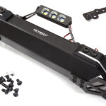 Black Metal Front Bumper with LED Lights Upgrade for Traxxas X-Maxx 4X4 7735