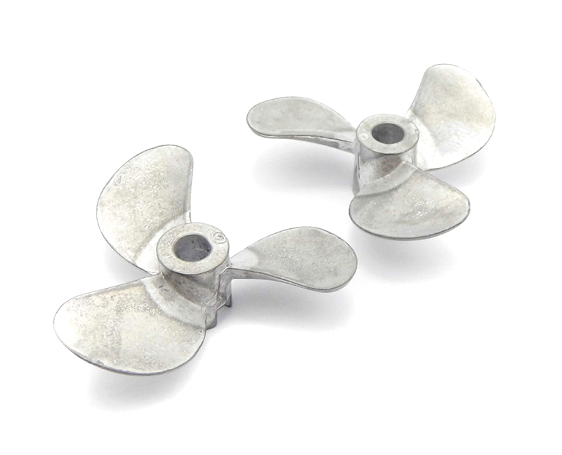 C32458 Alloy 44mm 3-Blade Propeller 4mm Shaft LH-RH Set for RC Boat - Image 1