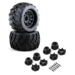 Tires, Wheels & Inserts MK21 Style w/ 14mm & 17mm Hex for 1/8 Size 2pcs OD=165mm