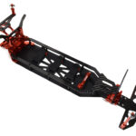 Alloy Chassis & Carbon Fiber Conversion Kit for Team Associated DR10 Drag