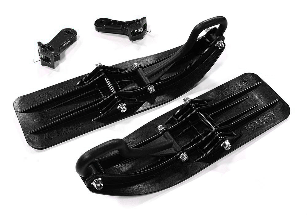 C32550BLACK Black Front Sled Attachment Conversion Kit for Losi 1/5 DBXL-E 2.0 4WD (for RWD) - Image 1
