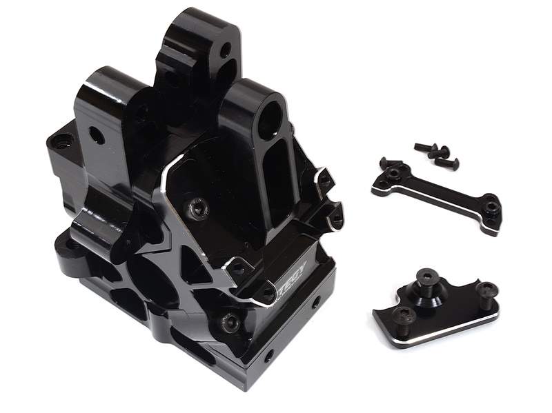 C32551BLACK Billet Machined F/R Gearbox Housing for Arrma 1/5 Kraton 4X4 8S BLX ARA310935 - Image 1