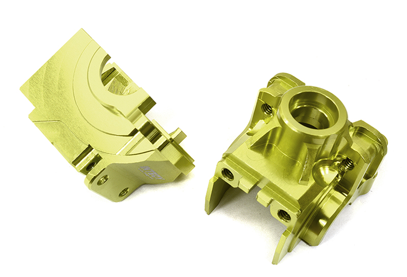 C32553GREEN Billet Machined Front Differential Housing for Traxxas 1/10 Rustler 4X4 6881 - Image 1