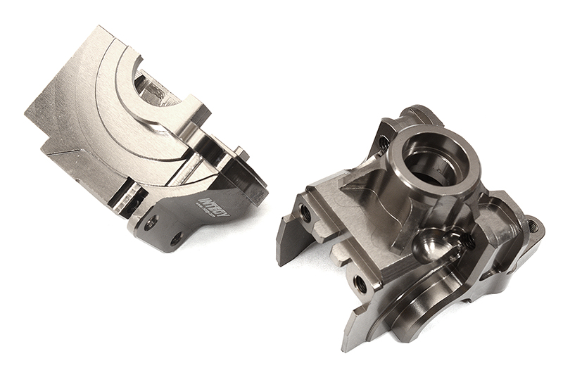 C32553GREY Billet Machined Front Differential Housing for Traxxas 1/10 Rustler 4X4 6881 - Image 1