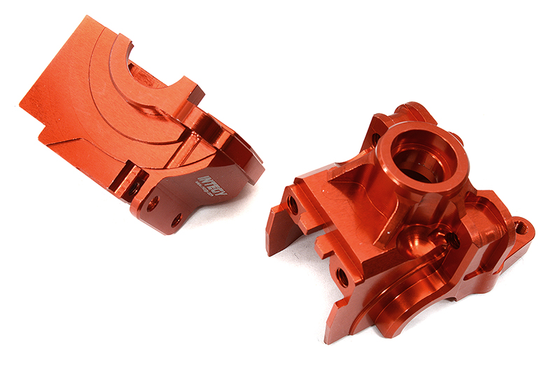 C32553RED Billet Machined Front Differential Housing for Traxxas 1/10 Rustler 4X4 6881 - Image 1
