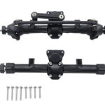 Plastic Front & Rear Axle Assembly w/ Internals for Axial 1/24 SCX24