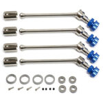 Universal 17mm Hex Drive Shafts for 1/10 Maxx V2 WideMaxx Silver Blue 8956 8993