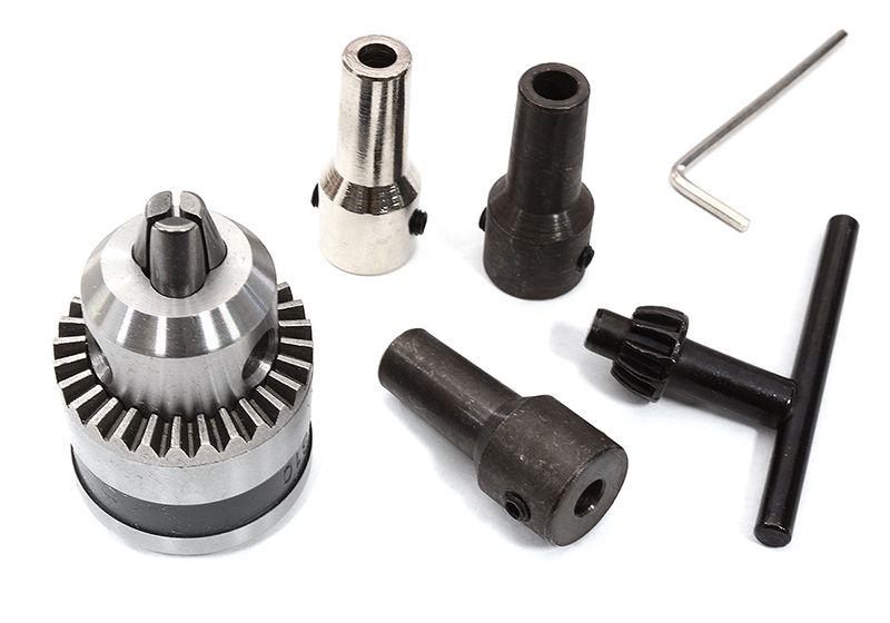 C32646 B10 Universal Drill Clamp Chuck Coupling w/ Motor Adapter 5mm/6mm/8mm Sizes - Image 1