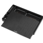 Black Magnetic Hardware Storage Tray Organizer Workstation 135x84x12mm