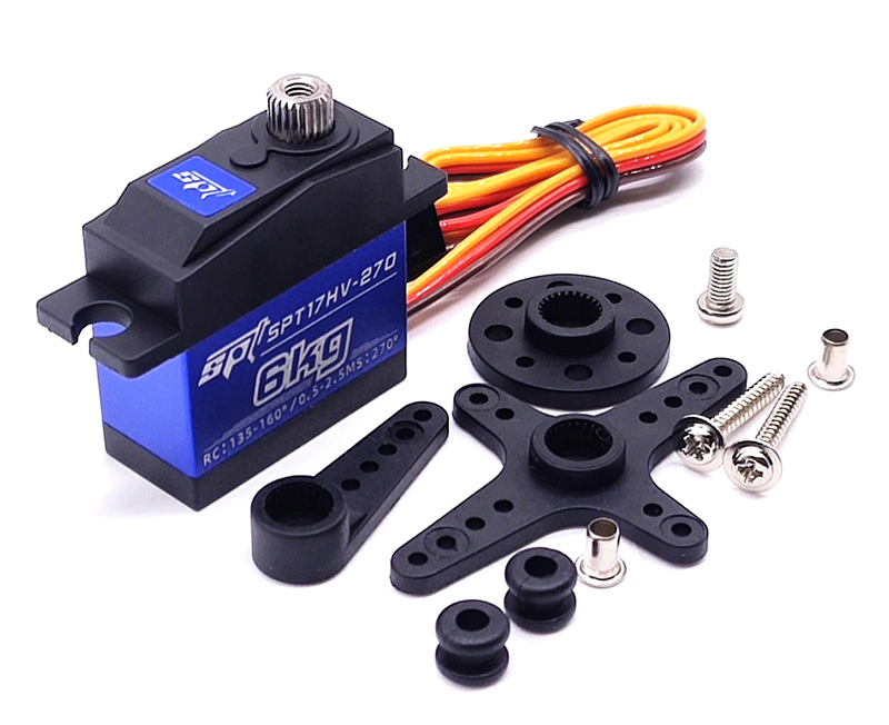C32664 SPT17HV-270/6kg/17g MG 28x13x29mm HV Servo 0.09s for RC Models - Image 1
