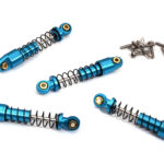 Billet Machined Alloy Shocks (4) for Axial 1/24 SCX24 Rock Crawler
