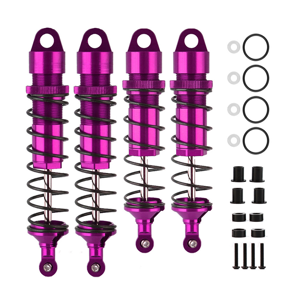 C32708PURPLE Alloy Machined Shock Set (4) for Traxxas 1/8 Sledge Buggy 9660 9661 - Image 1