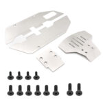 Stainless Steel Protection Plates for Traxxas 1/10 Slash 2WD - Front, Rear & Sid