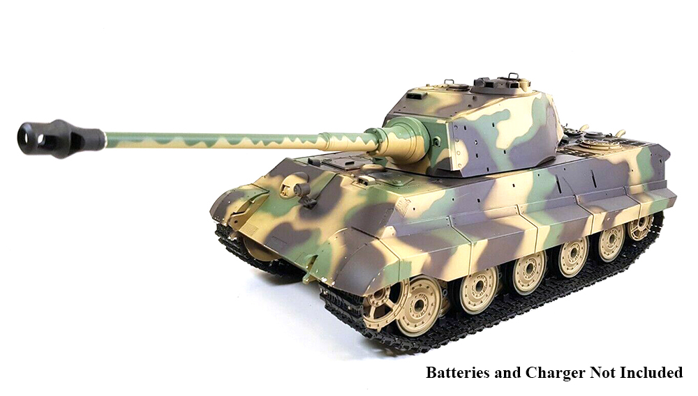C32761 1/16 Scale German King Tiger Henschel RC Tank, 2.4Ghz R/C Model HL3888A-1 7.0 - Image 1