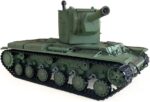 1/16 Scale RC Heavy Tank KV-2, 2.4GHz Remote Control Model in Green - Image 3