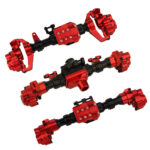 Alloy Machined Front, Mid & Rear Axle (3) Housings for Traxxas TRX-6