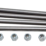 Metal Hinge Pins 4X47mm w/ Lock Nuts for Traxxas X-Maxx L=56mm