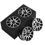 Machined 10 Spoke Wheel Set (4) for 1/10 Drift and Touring W=26mm Offset 3.5mm