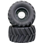 Wheels & Tires Set (2) w/ 17mm Hex for 1/10 Monster Truck O.D.=172mm