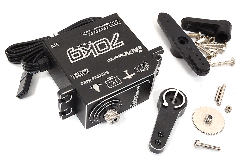 C32846 GX3370BLS MG Brushless HV Servo 70kg 0.10s for 1/10 & 1/8 Scale Off-Road - Image 1