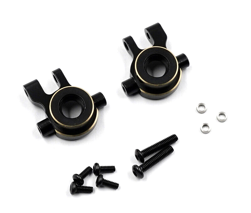 C32863 Brass Steering Knuckles (2) Set 8g Each for Traxxas 1/18 TRX-4M Crawler 9732 - Image 1