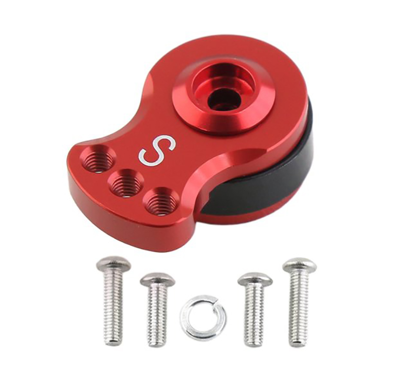 C32893RED Universal 25T Alloy Servo Saver for Futaba Servo, Red, 14mm Radius - Image 1