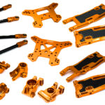 Complete Orange Suspension Upgrade Kit for Traxxas Sledge 4WD 1/8 Scale