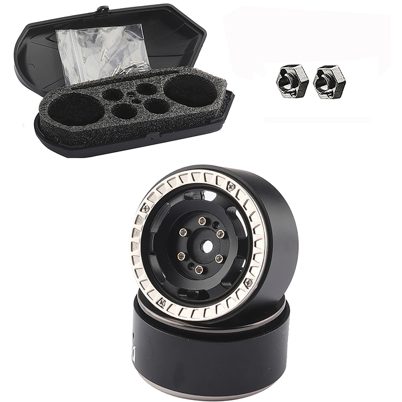 C33000 Luggage Storage Case & Alloy 1.3 Beadlock Wheels(2) for Traxxas 1/18 TRX-4M 9869 - Image 1