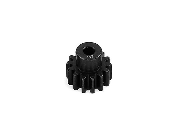 C33044 Machined HD Steel 0.8 MOD 32 Pitch Pinion 14T for BL Applications w/3.17mm Shaft - Image 1
