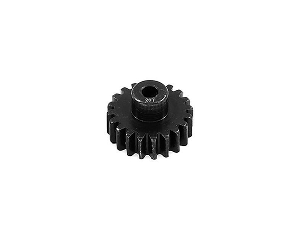 C33050 Machined HD Steel 0.8 MOD 32 Pitch Pinion 20T for BL Applications w/3.17mm Shaft - Image 1
