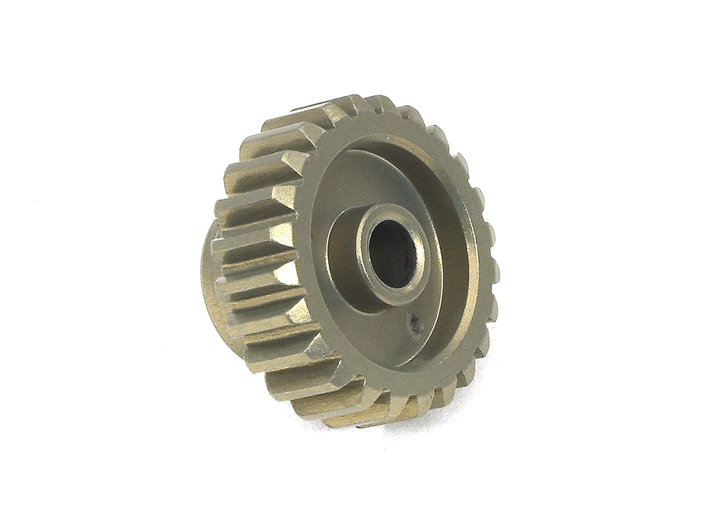 C33066 7075 Alloy Machined Mod 0.6 Pinion Gear 24T, 3.17mm Bore/Shaft for Brushless R/C - Image 1