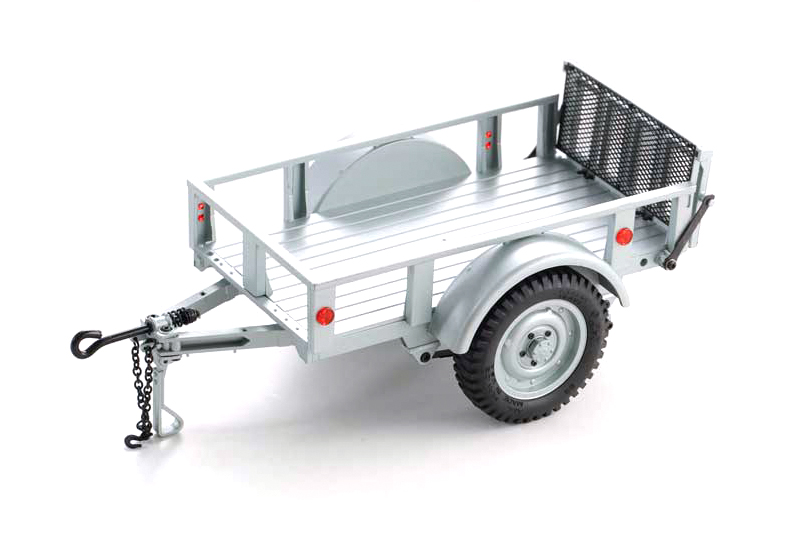 C3307 1:18 / 1:12 Utility Trailer B Sliver - Image 1