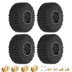 Tire & Wheel Package (4) w/ 10mm Wide Adapters for Traxxas 1/18 TRX-4M 9869 9871