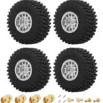 Tire & Wheel Package (4) w/ 10mm Wide Adapters for Traxxas 1/18 TRX-4M 9869 9871