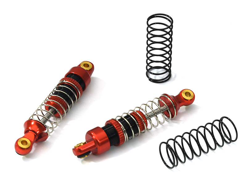 C33215RED Machined 52mm High Performance Shocks for Traxxas 1/18 TRX-4M Crawler 9764 - Image 1