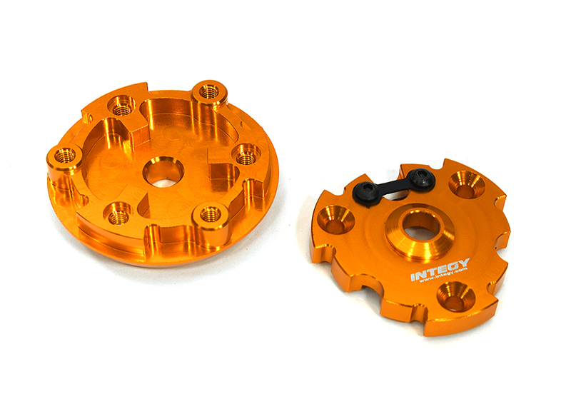C33272ORANGE Billet Machined Cush Drive Housing for Traxxas X-Maxx 8S, XRT & E-Revo 2.0 7793X - Image 1