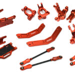 Red Billet Machined Suspension Upgrade Kit for Arrma 1/10 Kraton 4X4 4S V2 BLX