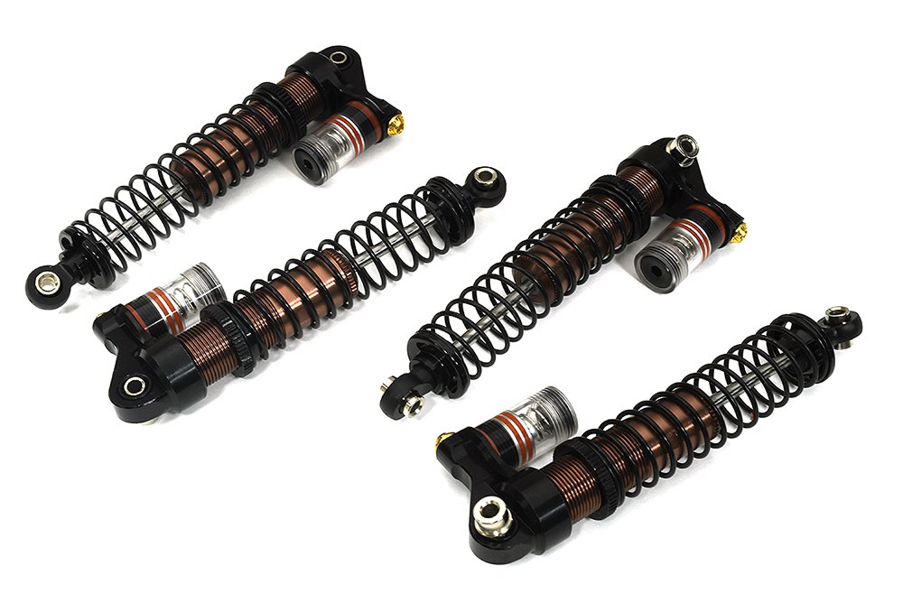 C33283BRONZE Billet Machined Piggyback Shocks for Element RC 1/10 Scale Enduro Sendero - Image 1