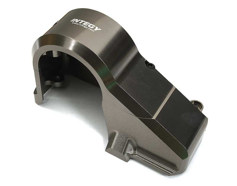 C33342GREY Machined Black Spur & Pinion Gear Upper Cover for Traxxas XRT & X-Maxx 7887 - Image 1