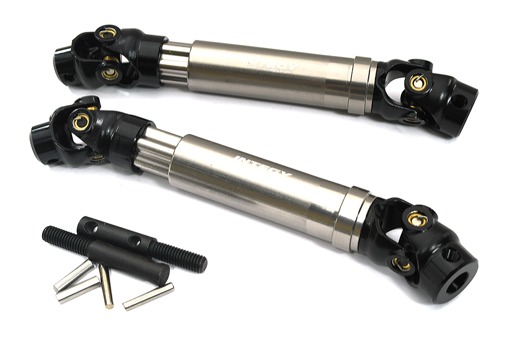 C33344GREY Machined Alloy Universal Drive Shafts for Traxxas 1/10 Maxx 4S 8950 - Image 1